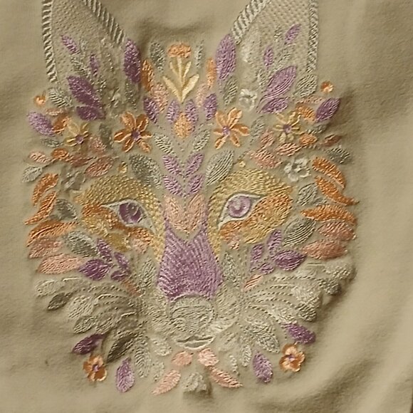 Embroidered Fox Sweater - Picture 2 of 5